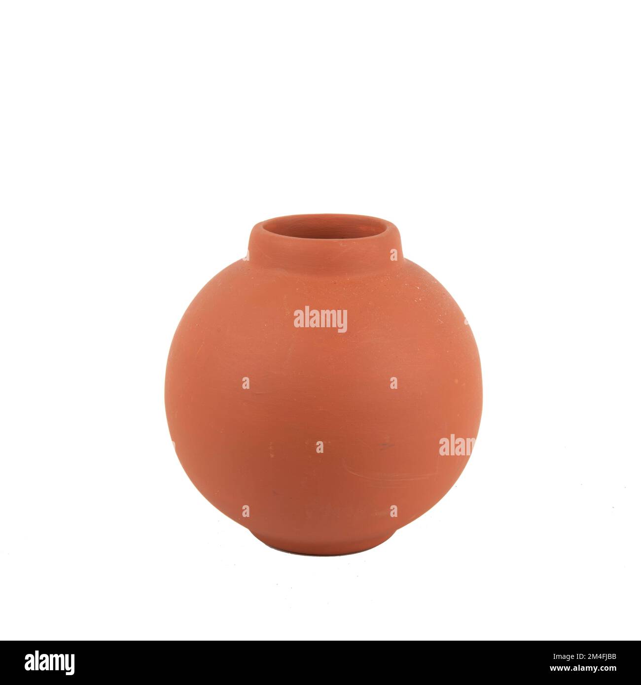 trendy design decorative ceramic vase isolated on white background ...