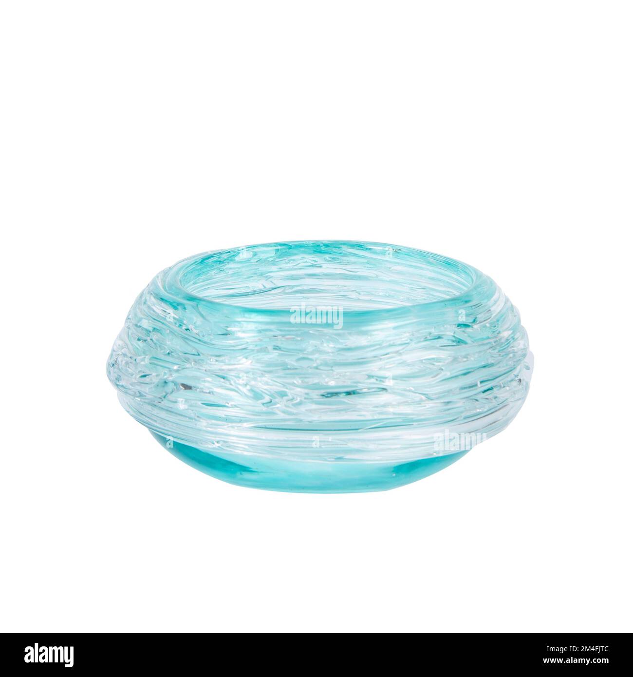 blue glass vase isolated on white Stock Photo - Alamy