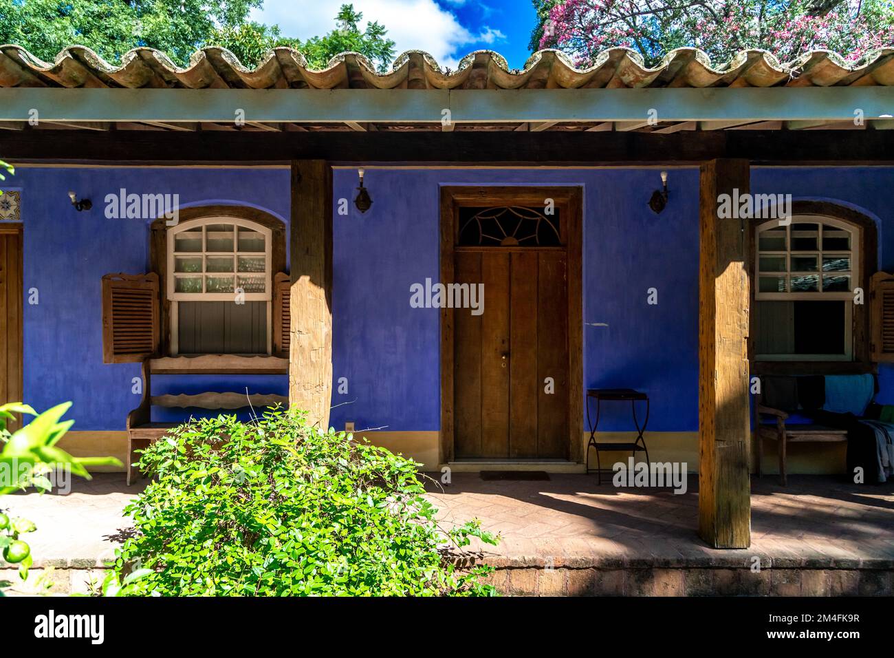 the architecture of the Brazilian countryside in the South America ...