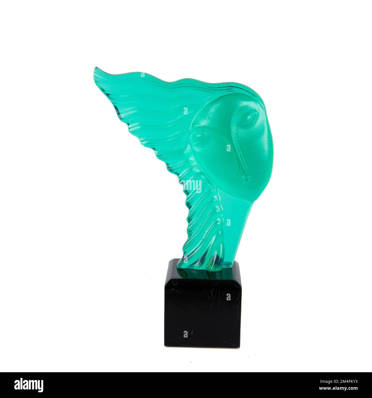 glass woman figure decorative object isolated on white Stock Photo Alamy