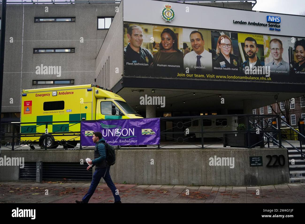 Waterloo Ambulance Station In London As Paramedics Ambulance waterloo-ambulance-station-in-london-as-paramedics-ambulance