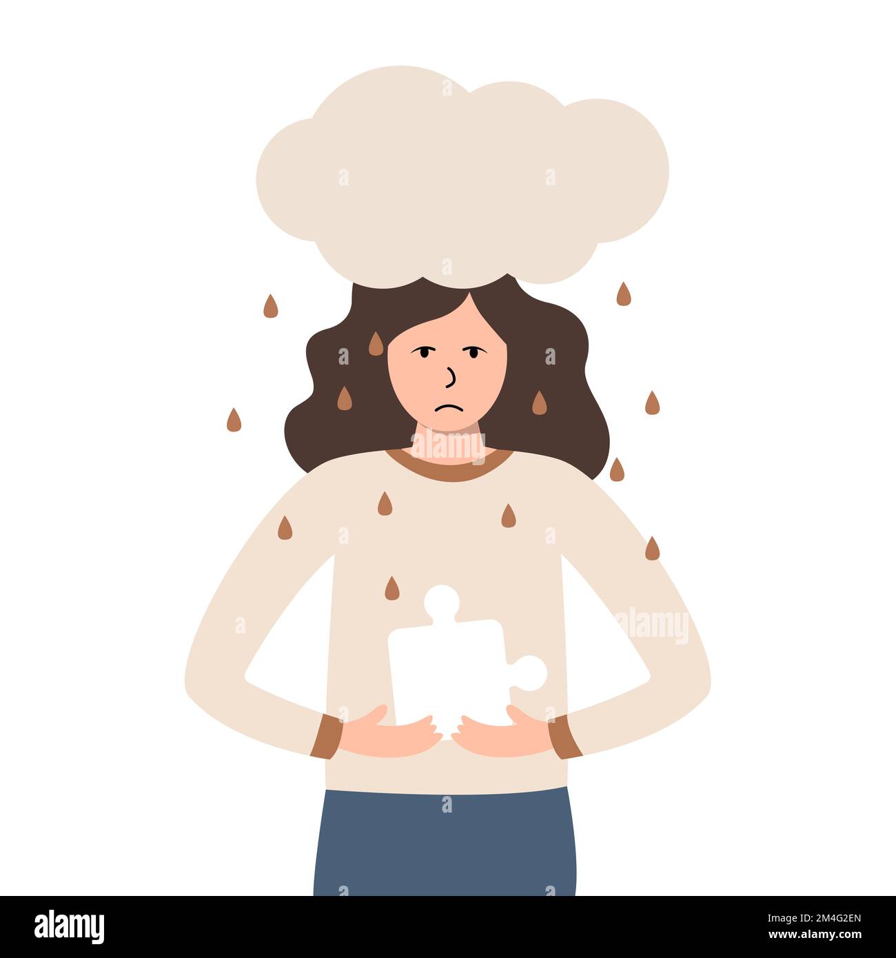 Female Character Depression, Stress. Something seems to be missing ...
