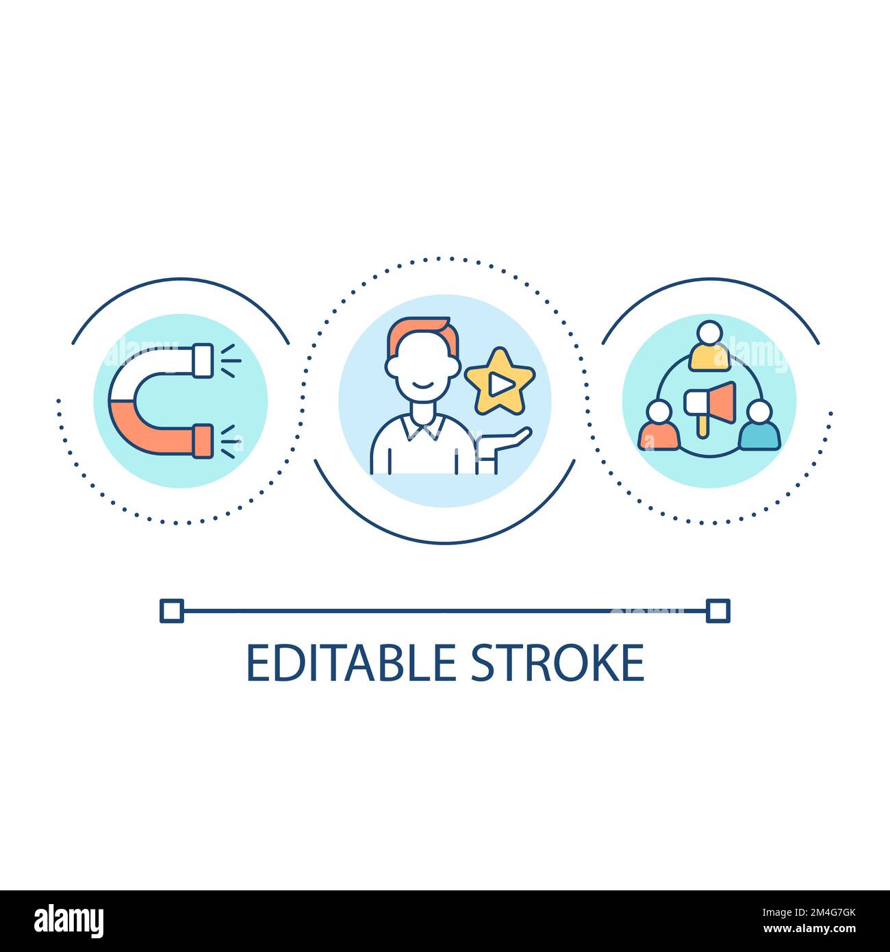 Viral loop Stock Vector Images - Alamy