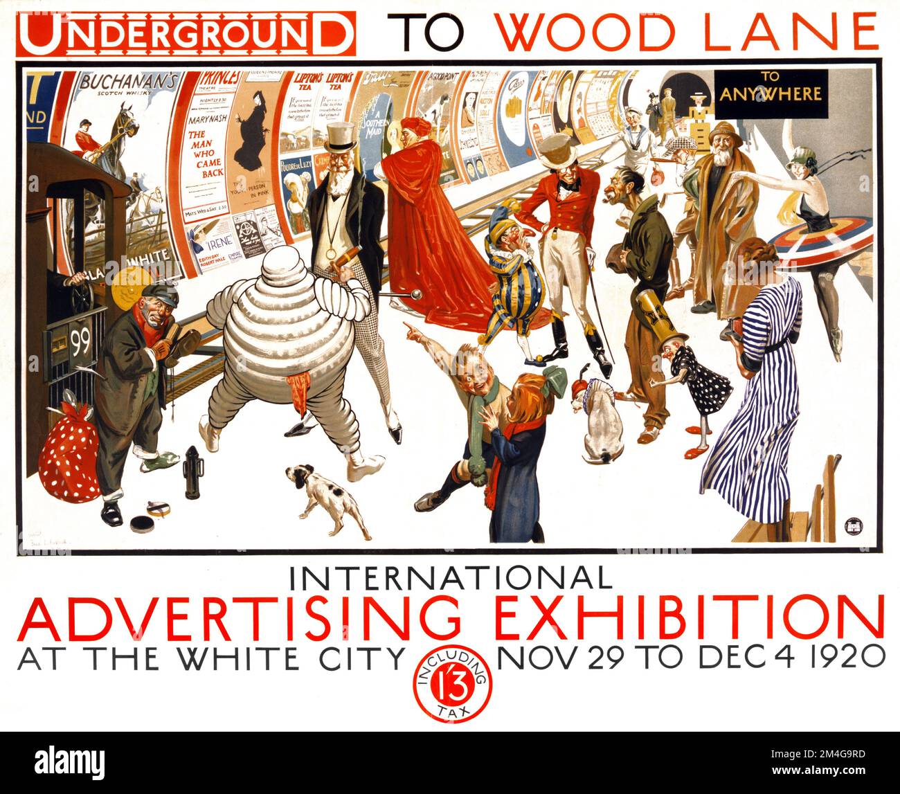 Underground advertising poster hi-res stock photography and Underground advertising poster hi-res stock photography and