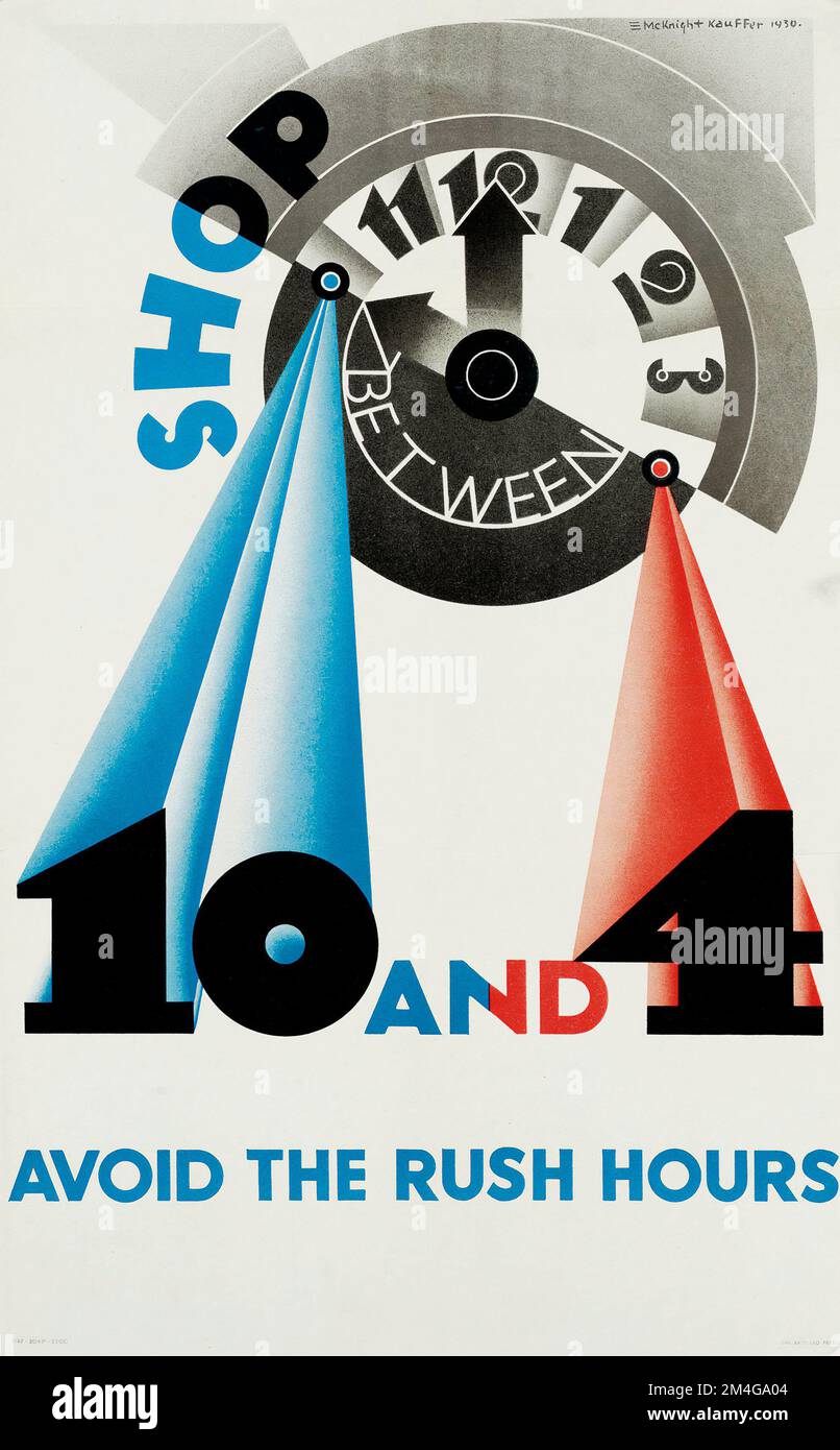 London Underground poster Edward McKnight Kauffer