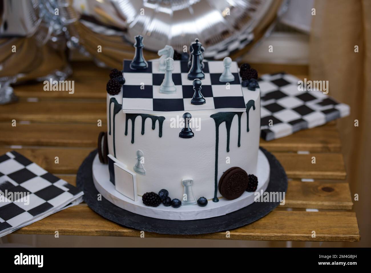 Chess Board Cake – Yeners Way