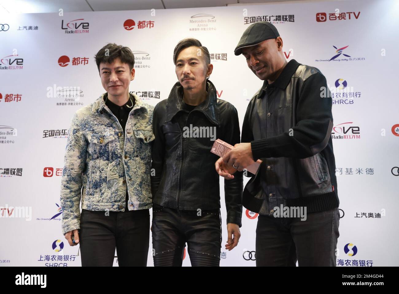 Taiwanese Mandopop rock band Shin attended the 6th Love Radio Music ...