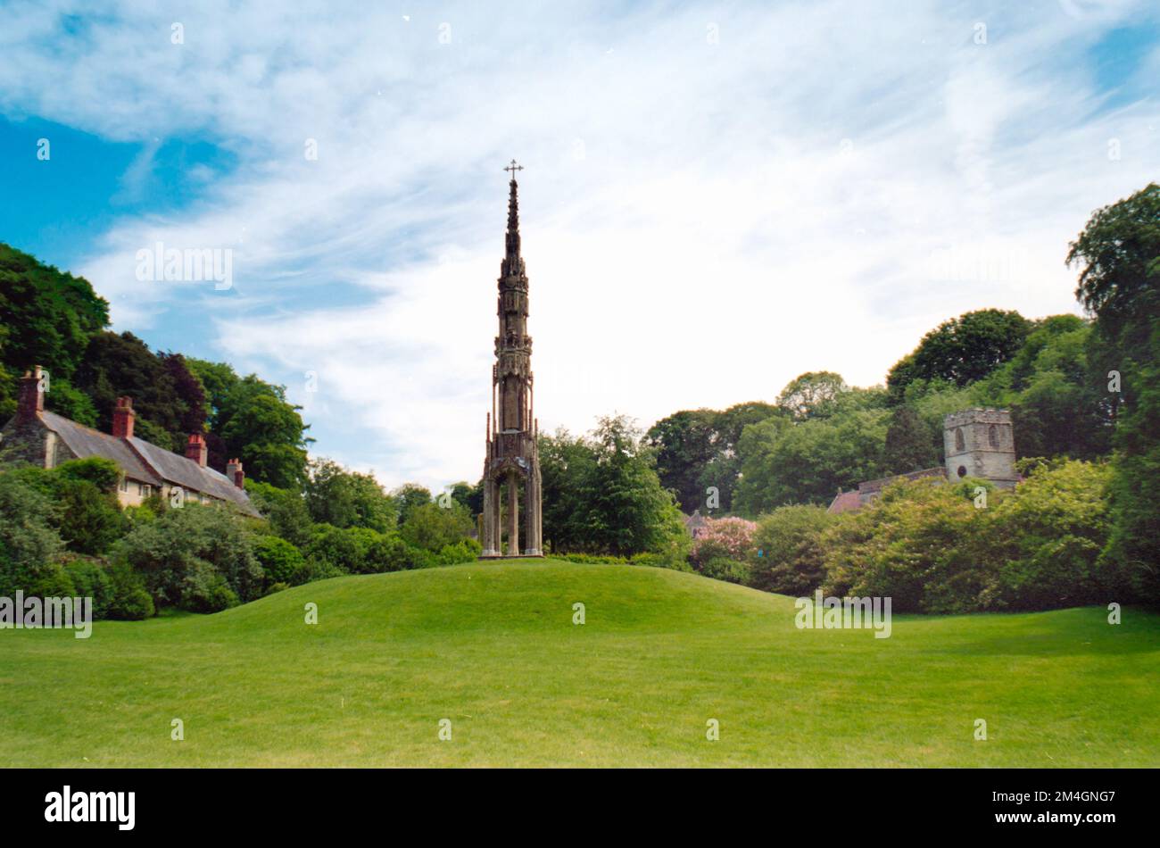 Stourhead.  A National Trust Property in Wiltshire, shot on film in the 1990's. Stock Photo