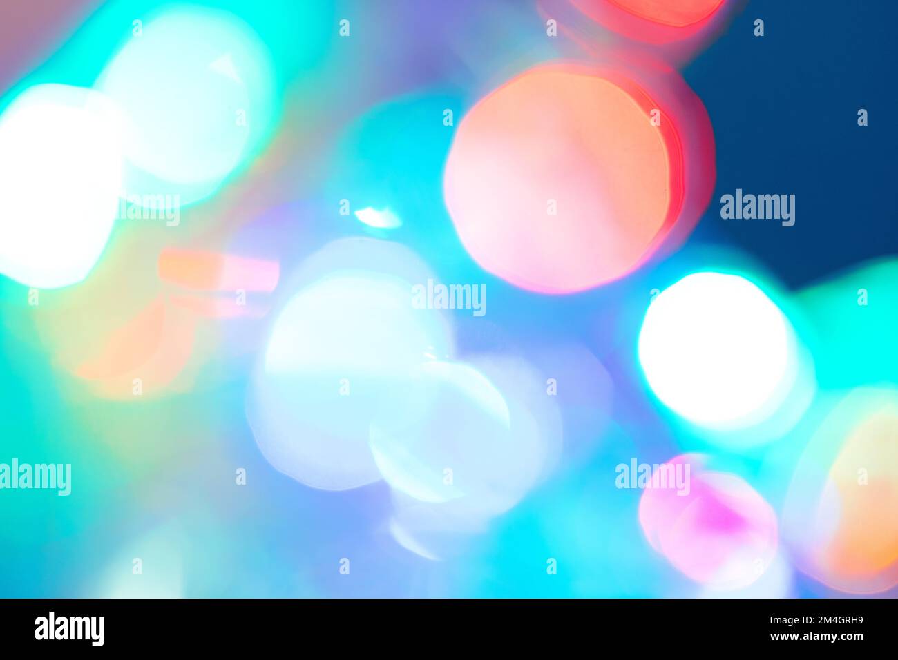 Abstract blue bokeh lights texture on black background Stock Photo - Alamy