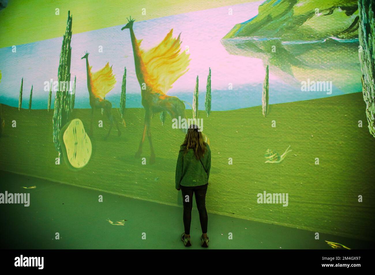 london UK 21 December 2022 Here one can Experience the works of the