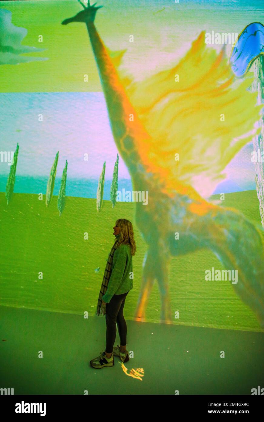 london UK 21 December 2022 Here one can Experience the works of the