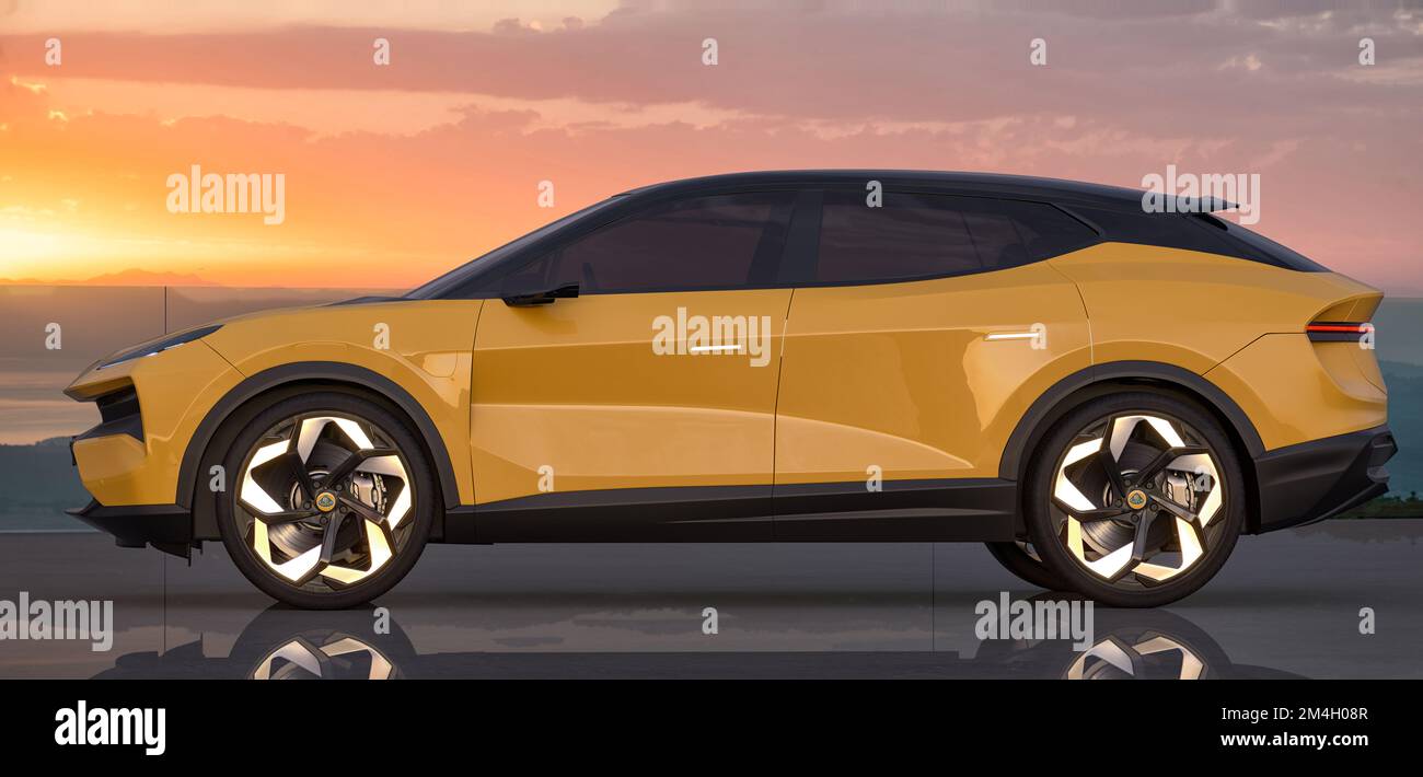 Eletre is an all-new, all-electric lifestyle model from Lotus Stock Photo