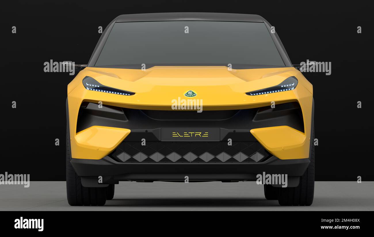 Eletre is an all-new, all-electric lifestyle model from Lotus Stock Photo