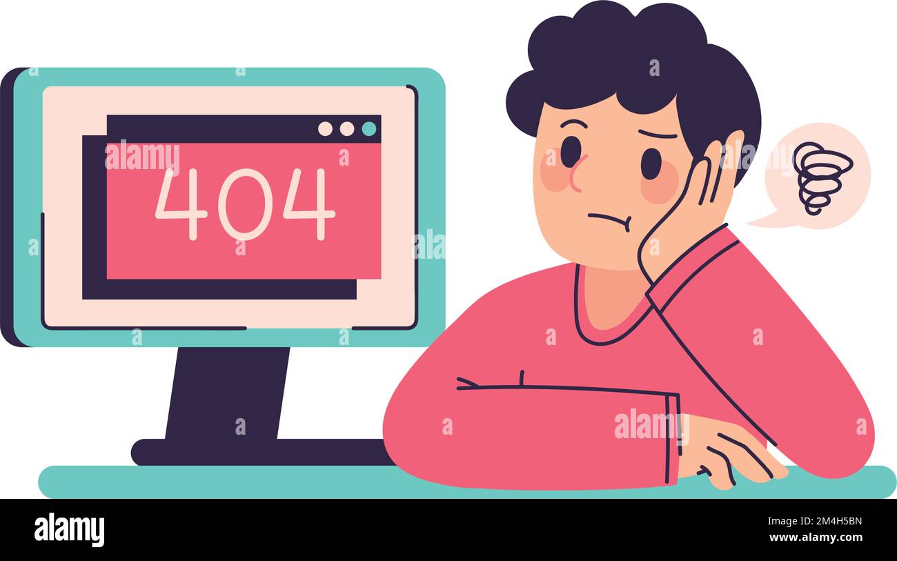 Error guy Stock Vector Images - Alamy