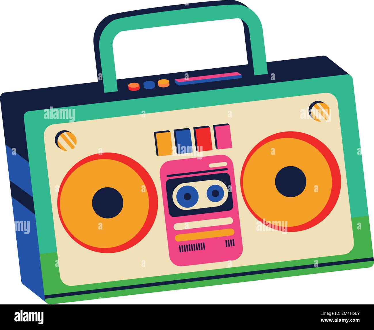boombox radio 90s pop art Stock Vector Image & Art Alamy