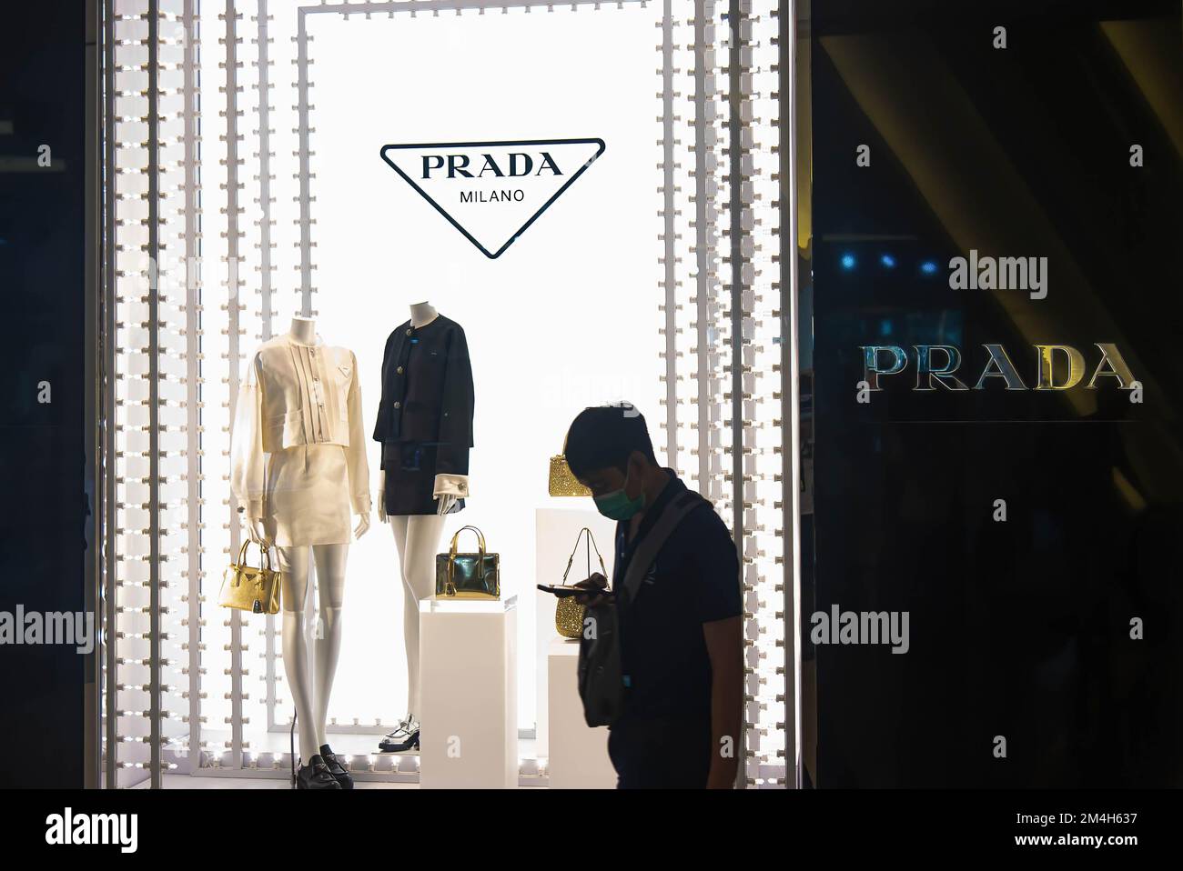 Prada shop by a mall hi-res stock photography and images - Alamy