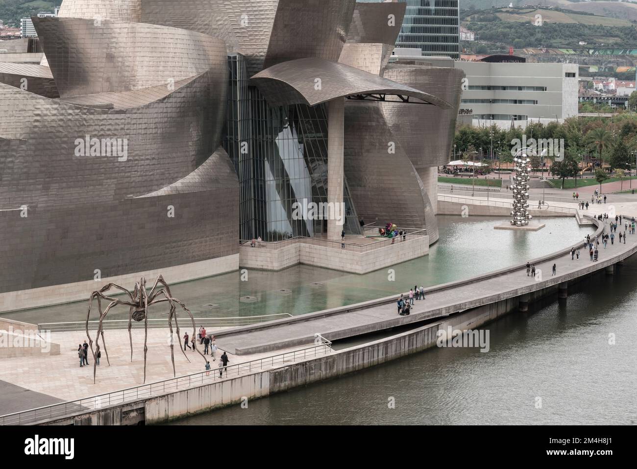 Statue spider, Guggenheim Museum,  Bilbao, Basque Country, Spain, Europe. Stock Photo