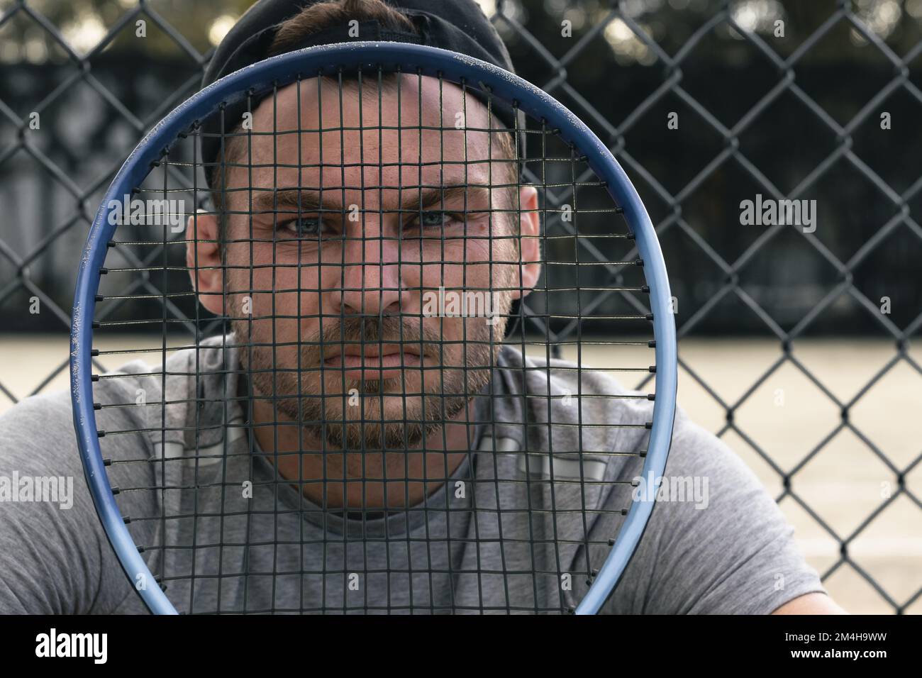 Racket face hires stock photography and images Alamy
