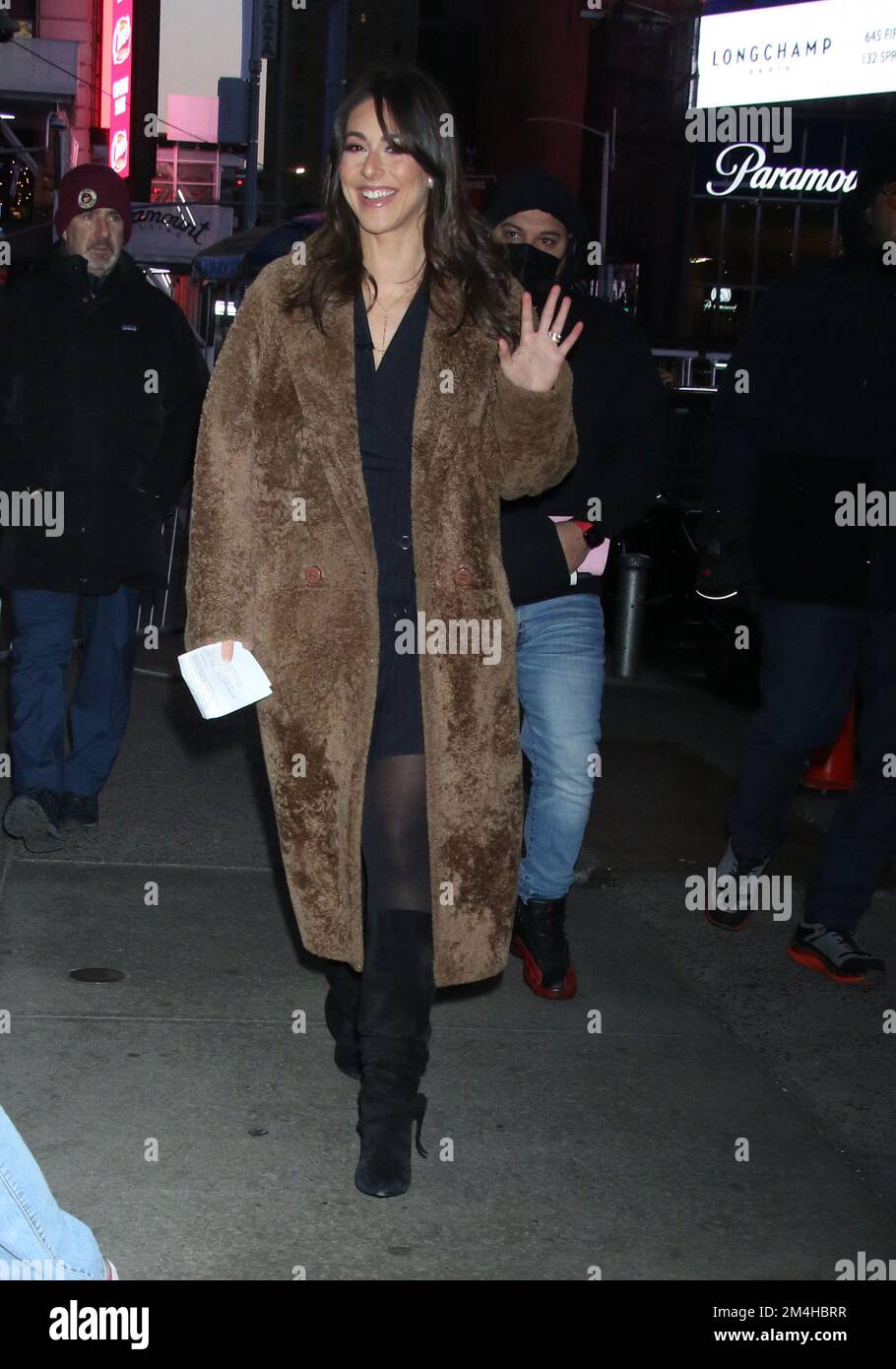 Celebrities At The Good Morning America Show Studios. -PICTURED