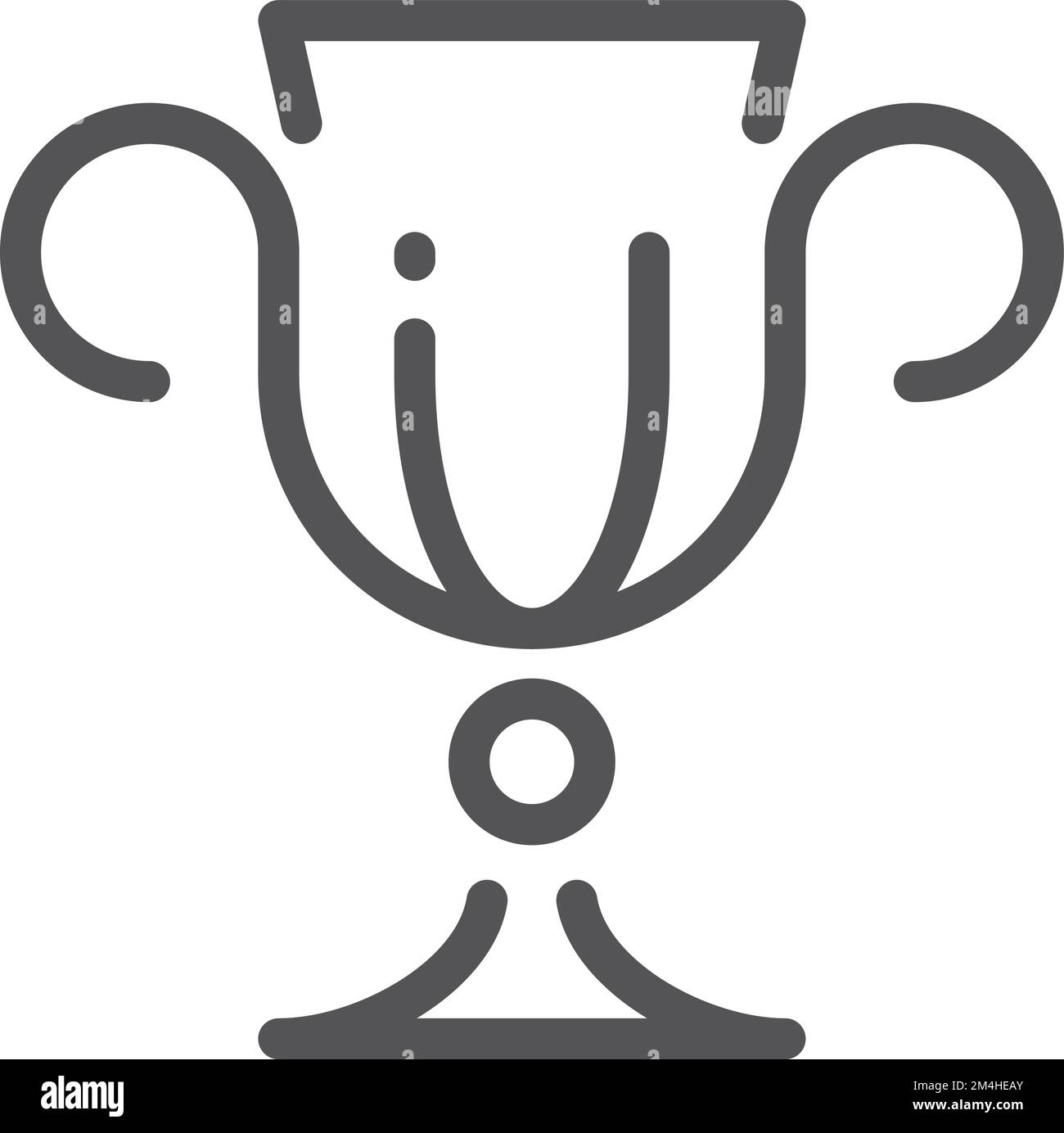 Trophy cup icon. Award symbol. Victory sign Stock Vector