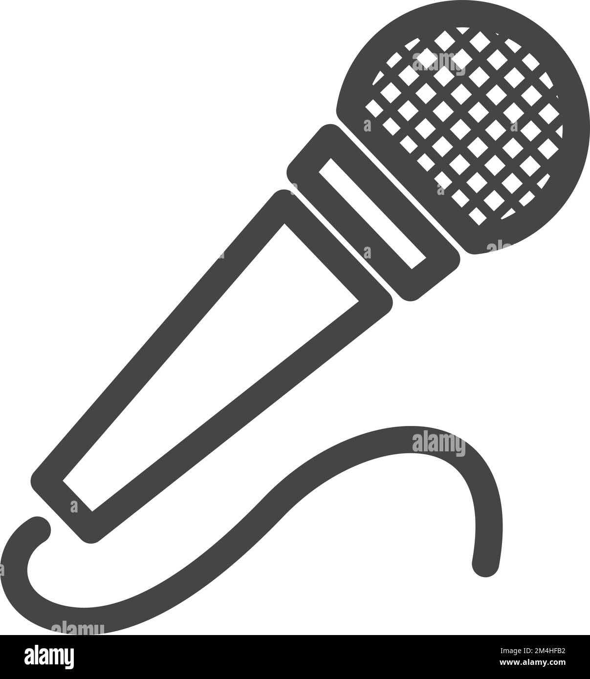Mic icon Black and White Stock Photos & Images Alamy