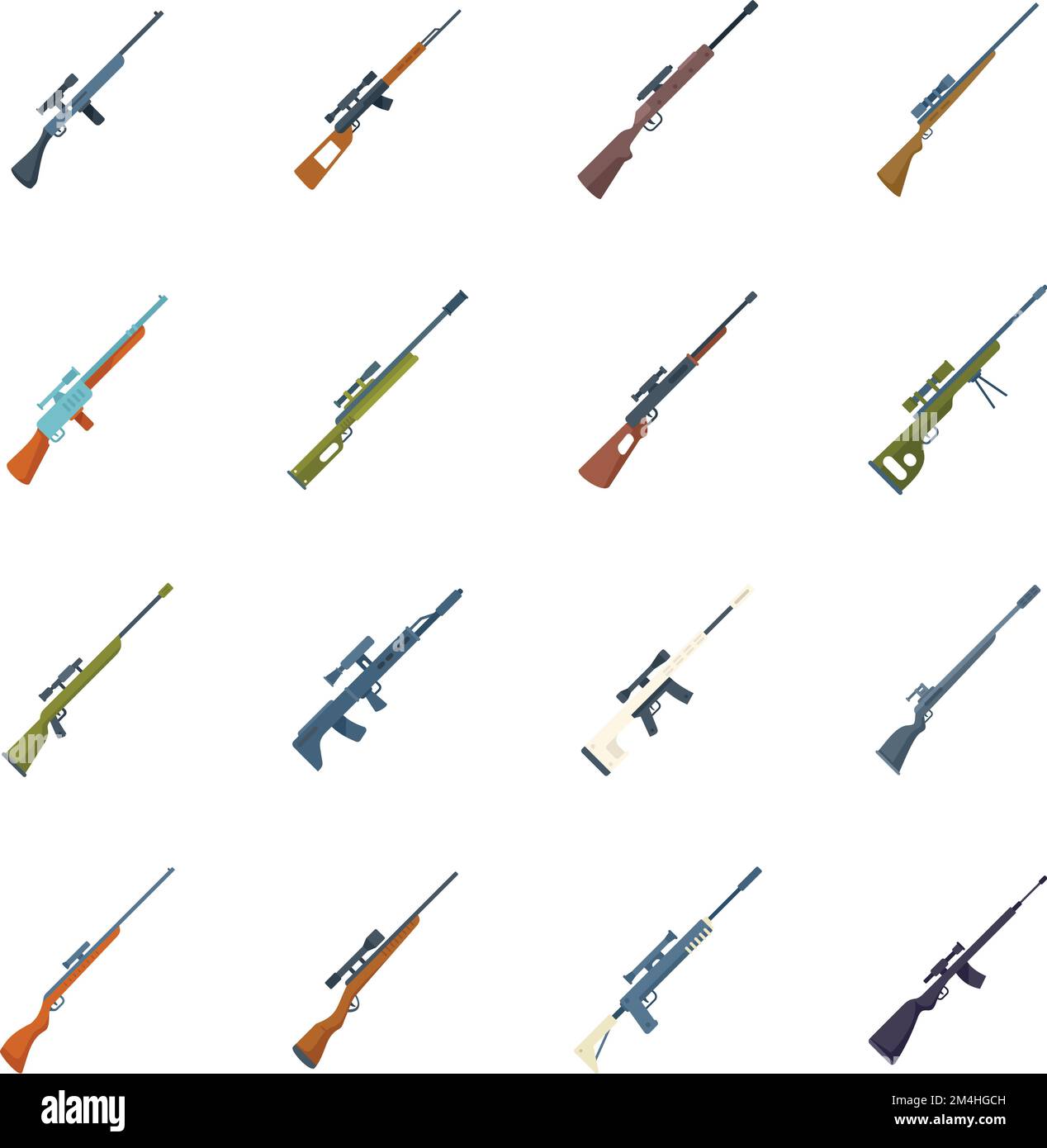 Dragunov sniper rifle Stock Vector Images - Alamy
