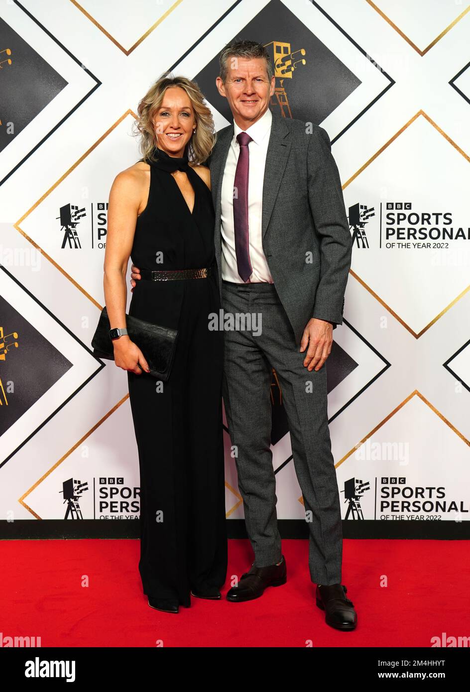 Steve Cram poses on the red carpet prior to the BBC Sports Personality of the Year Awards 2022 held at MediaCity UK, Salford. Picture date: Wednesday December 21, 2022. Stock Photo