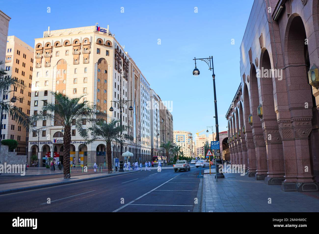 Medina , Saudi Arabia - 13 Dec 2019 - Medina city Streets Stock Photo