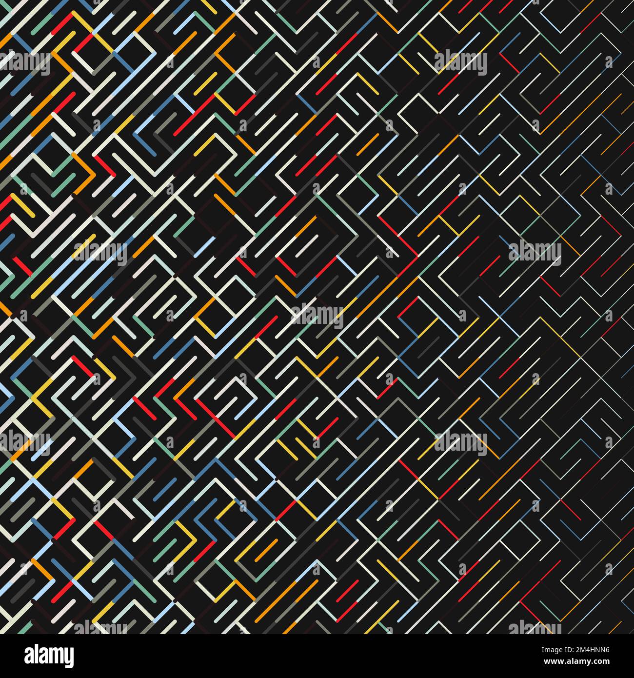 Rotrated Pattern Color rotated lines background generative pattern illustration Stock ...