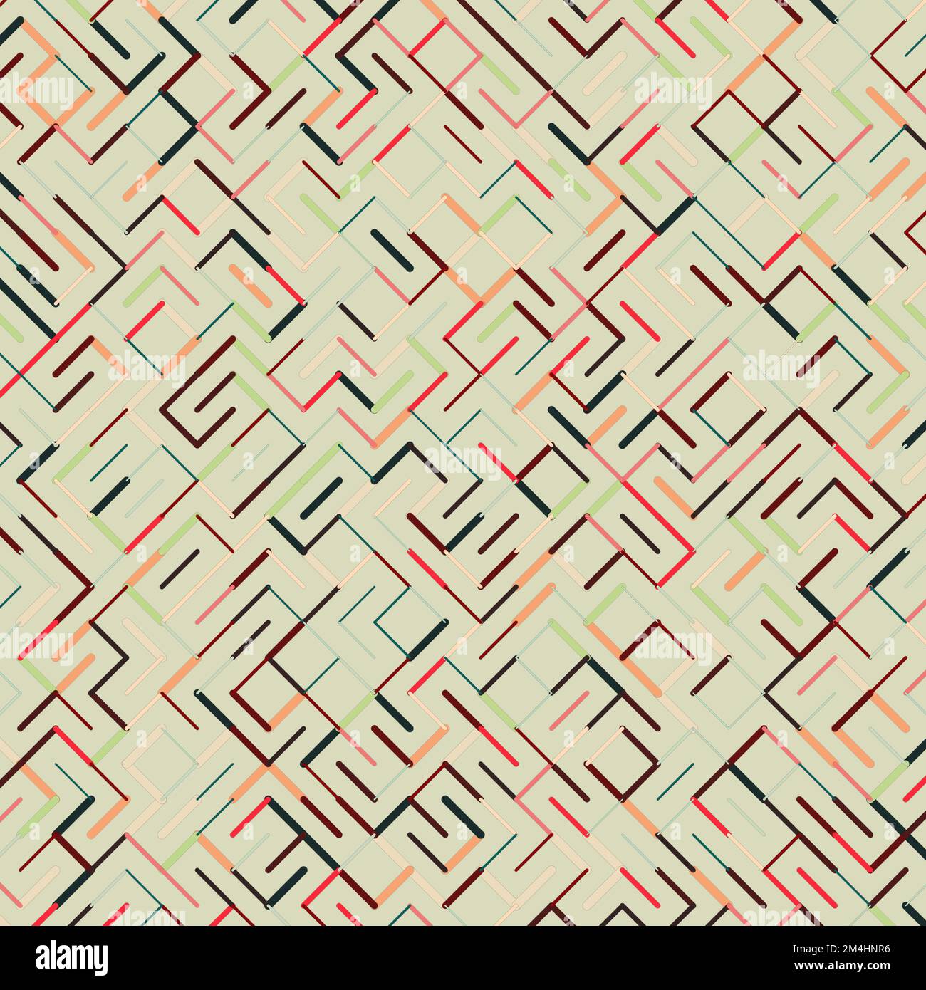 Rotrated Pattern Color rotated lines background generative pattern illustration Stock ...