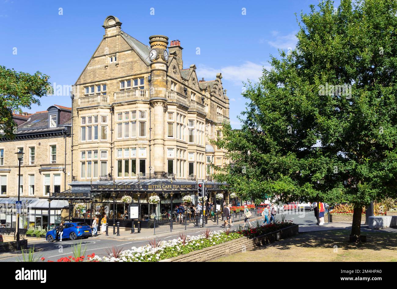 Harrogate Yorkshire Bettys tea rooms Harrogate Parliament street  Montpellier quarter North Yorkshire England UK GB Europe Stock Photo