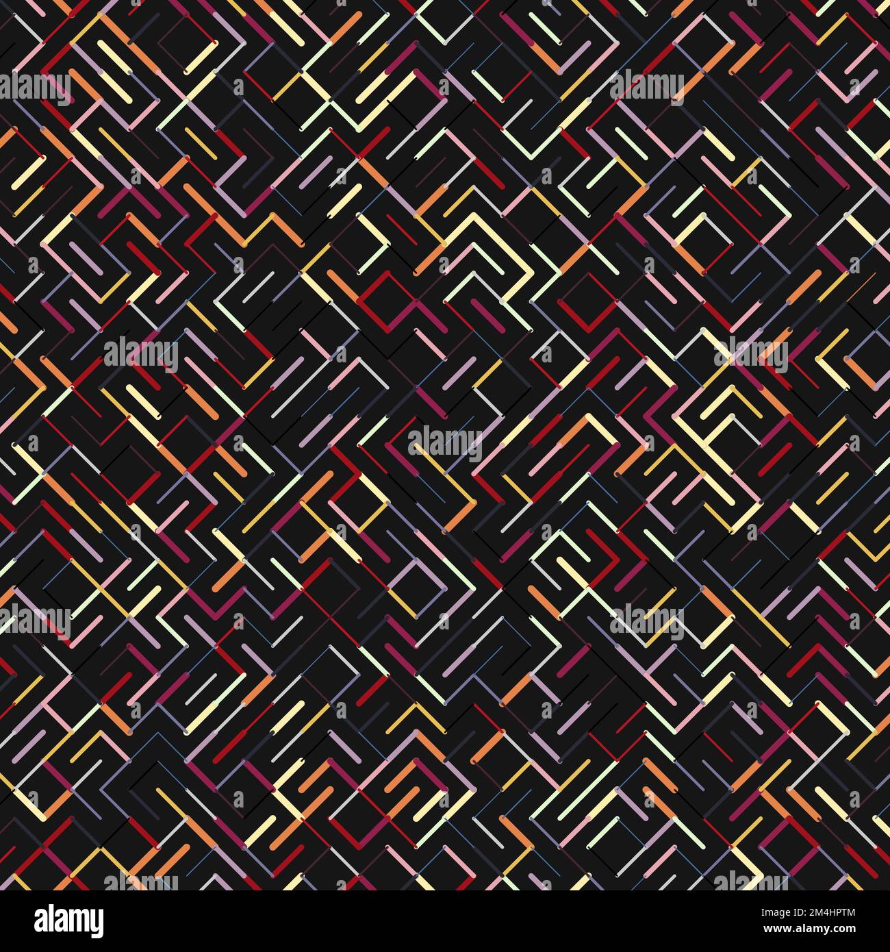Rotrated Pattern Color rotated lines background generative pattern illustration Stock ...