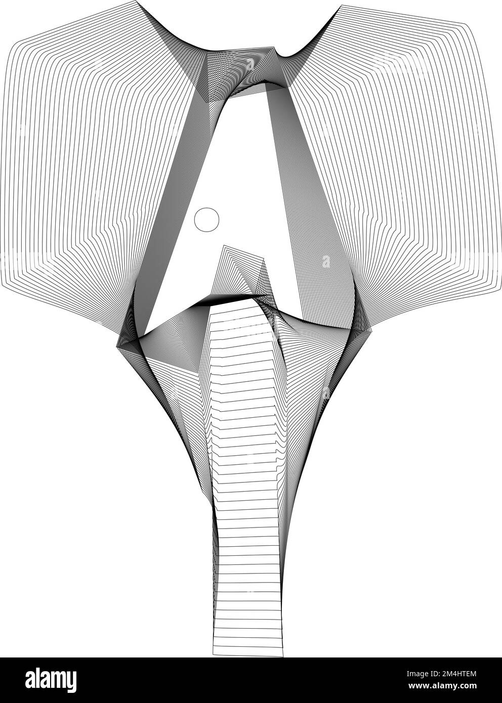 A complex geometric patterns form isolated on a white background Stock ...