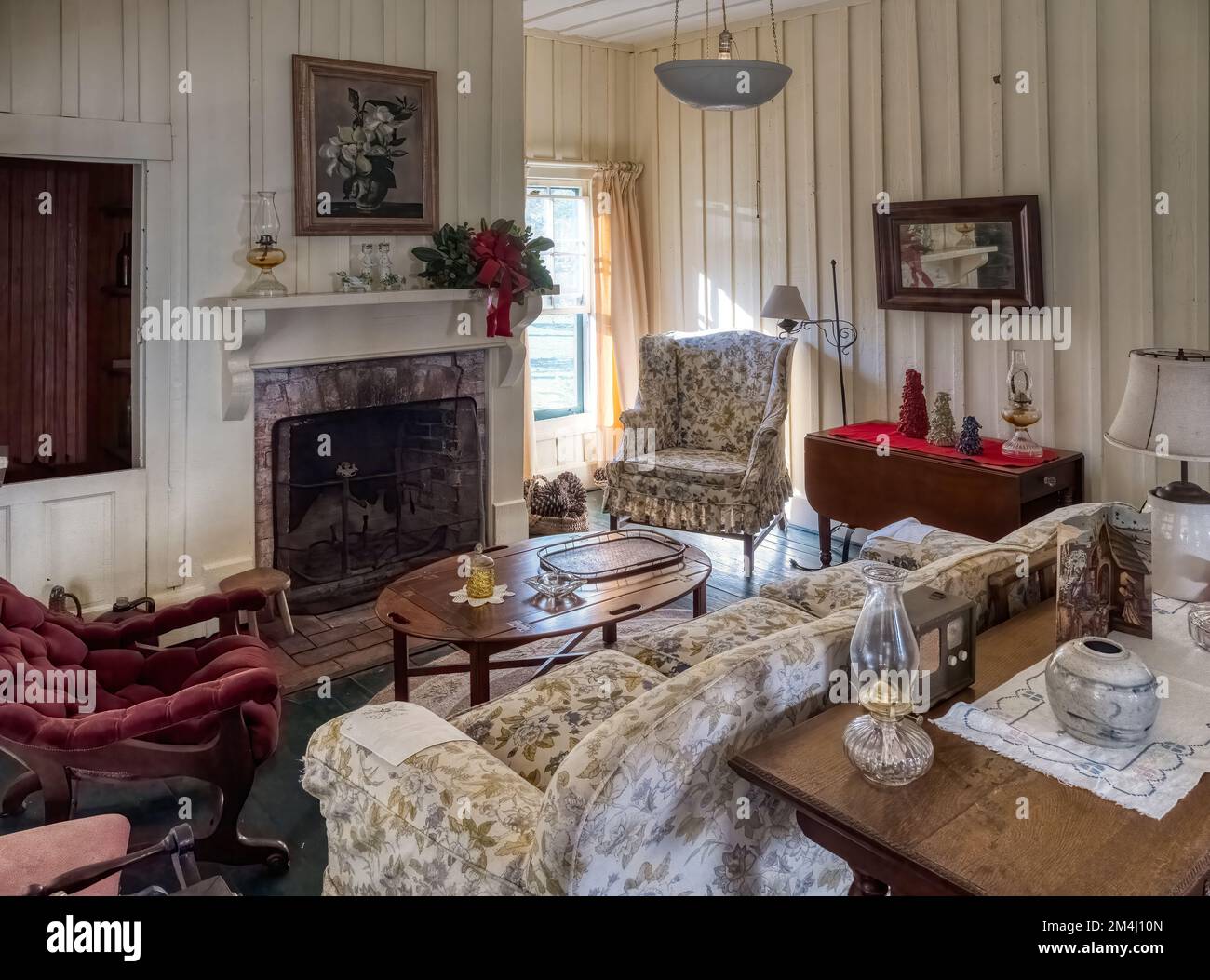 Interior of house at Marjorie Kinnan Rawlings Historic State Park an