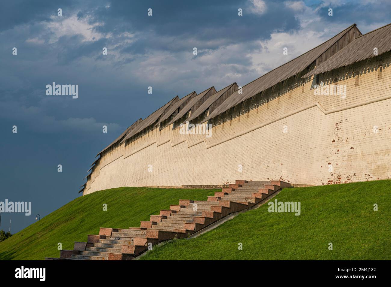 Kremlin walls, Unesco site, Kazan, Republic of Tartastan, Russia Stock Photo