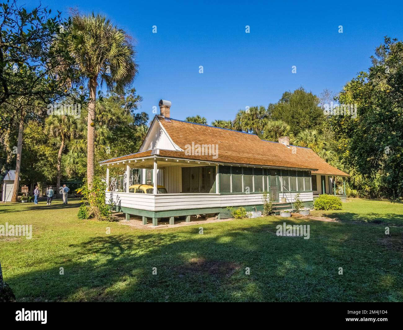 House at Marjorie Kinnan Rawlings Historic State Park an authentic