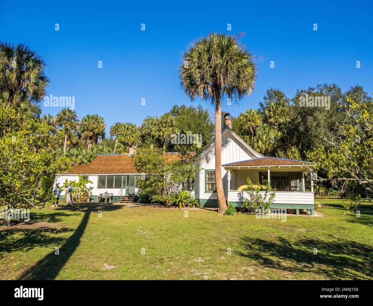 House at Marjorie Kinnan Rawlings Historic State Park an authentic