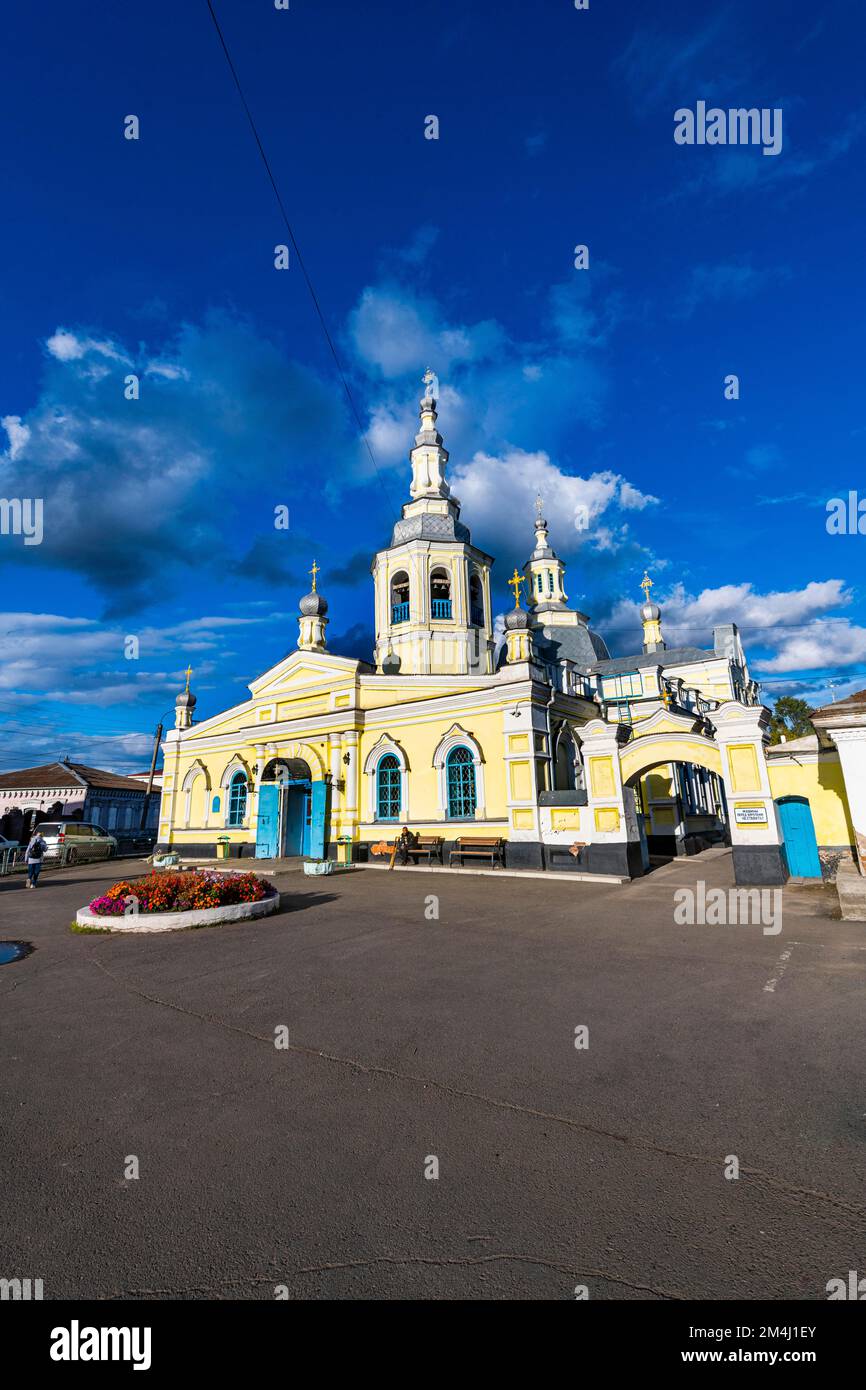 Holy Savior Parish, Minusinsk, Krasnoyarsk Krai, Russia Stock Photo