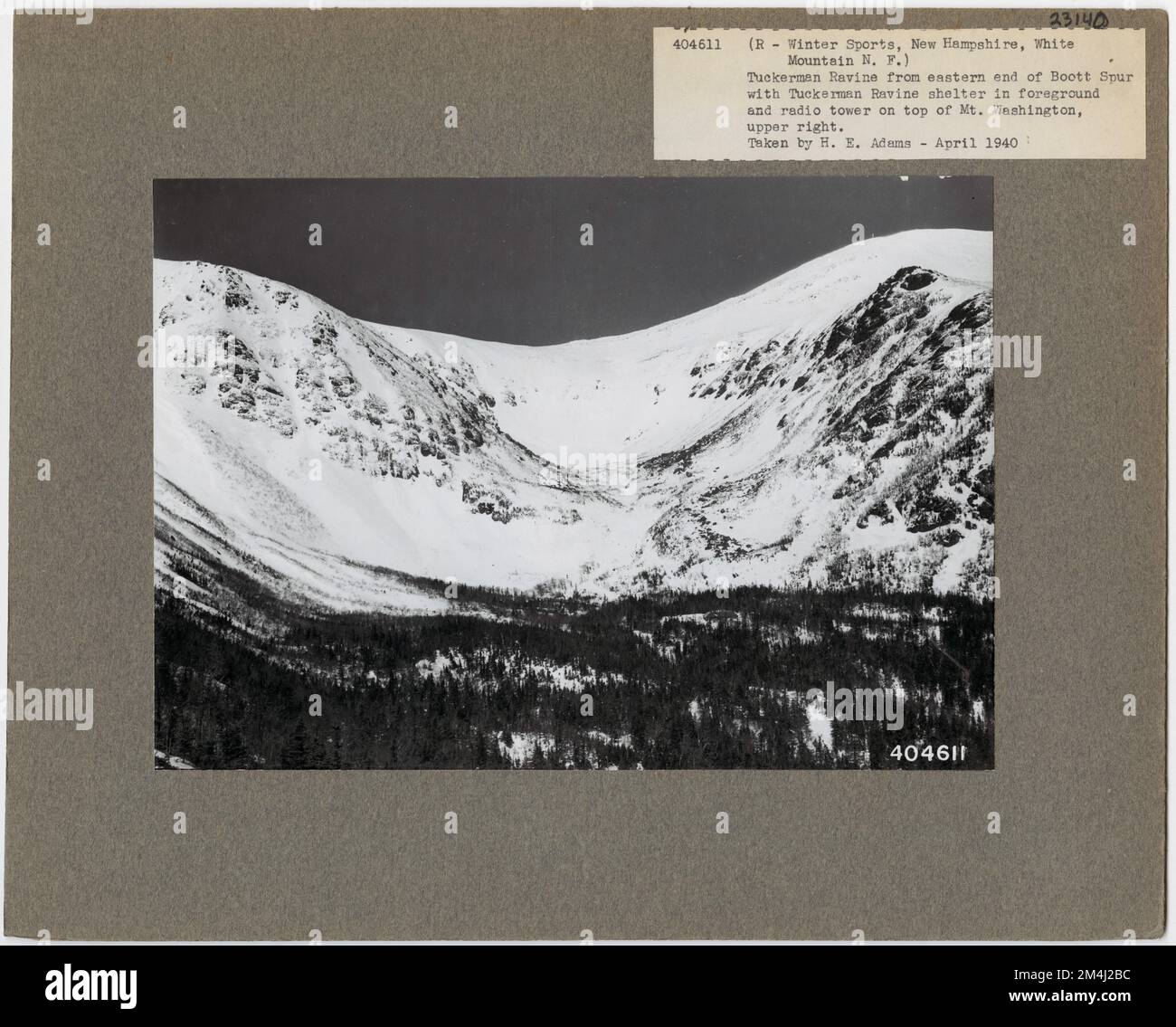 Snow Scenes New Hampshire. Photographs Relating to National Forests, Resource Management