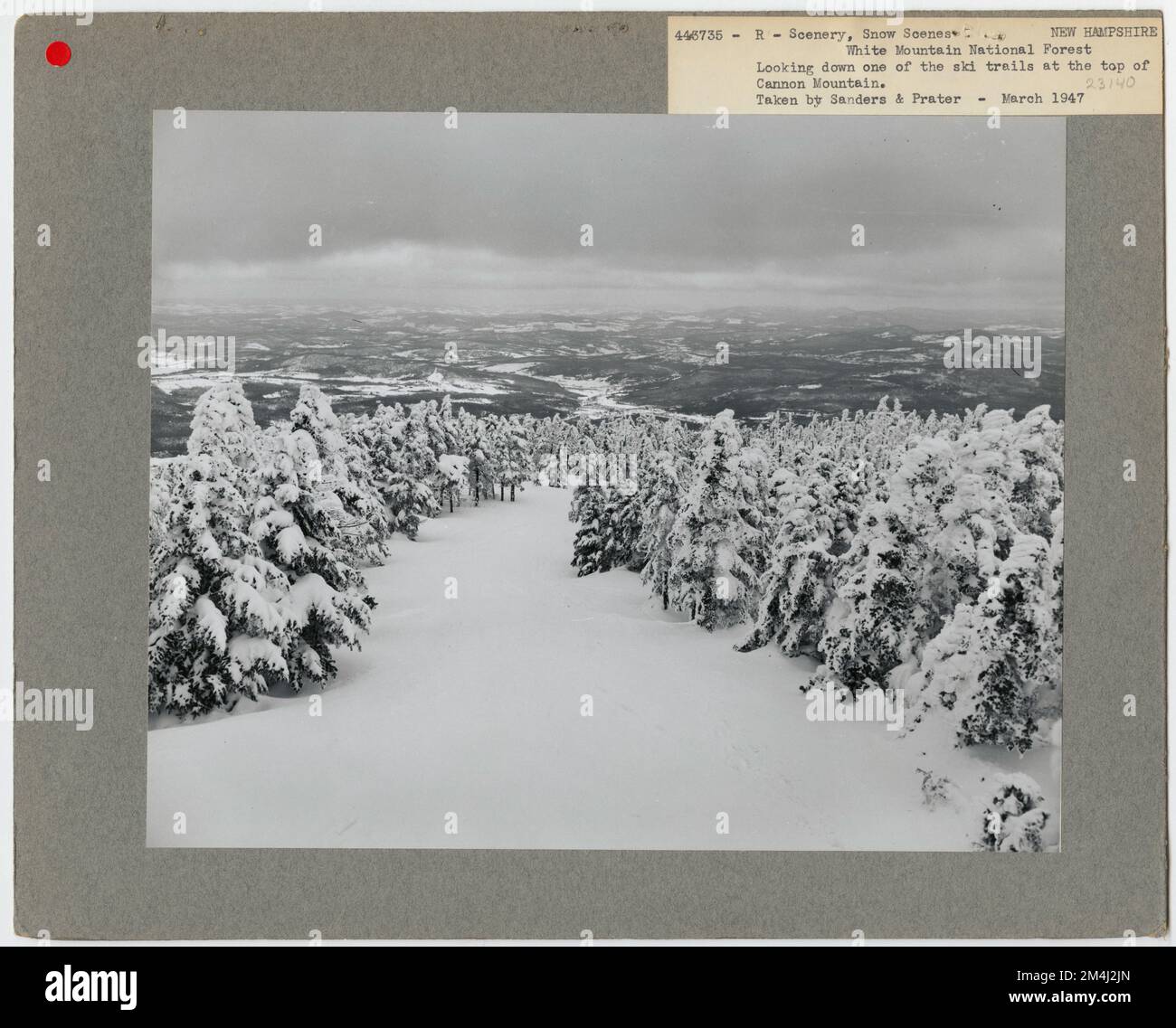 Snow Scenes New Hampshire. Photographs Relating to National Forests