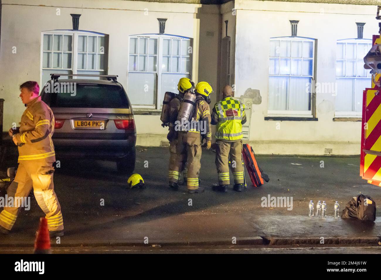 Brentwood, UK. 21st Dec, 2022. Brentwood Essex 21st Dec 2022 House fire