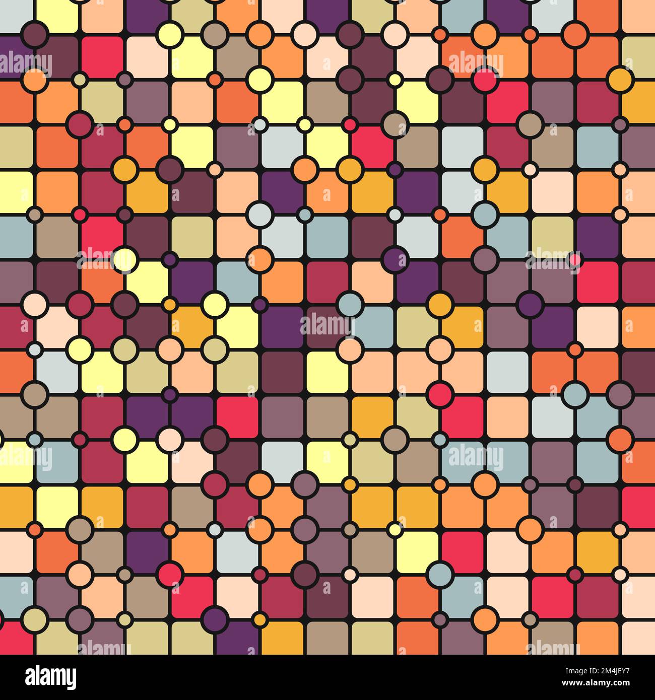 Color checkered squares background generative pattern illustration ...