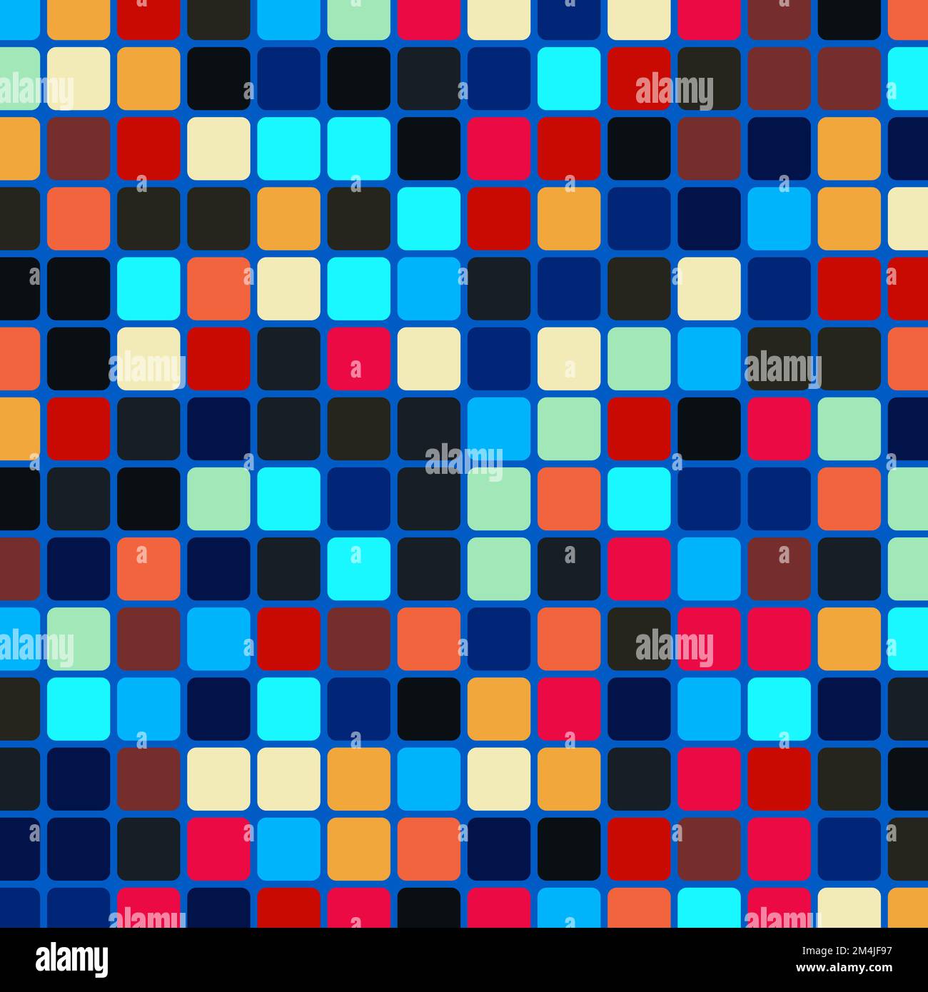 Color checkered squares background generative pattern illustration ...