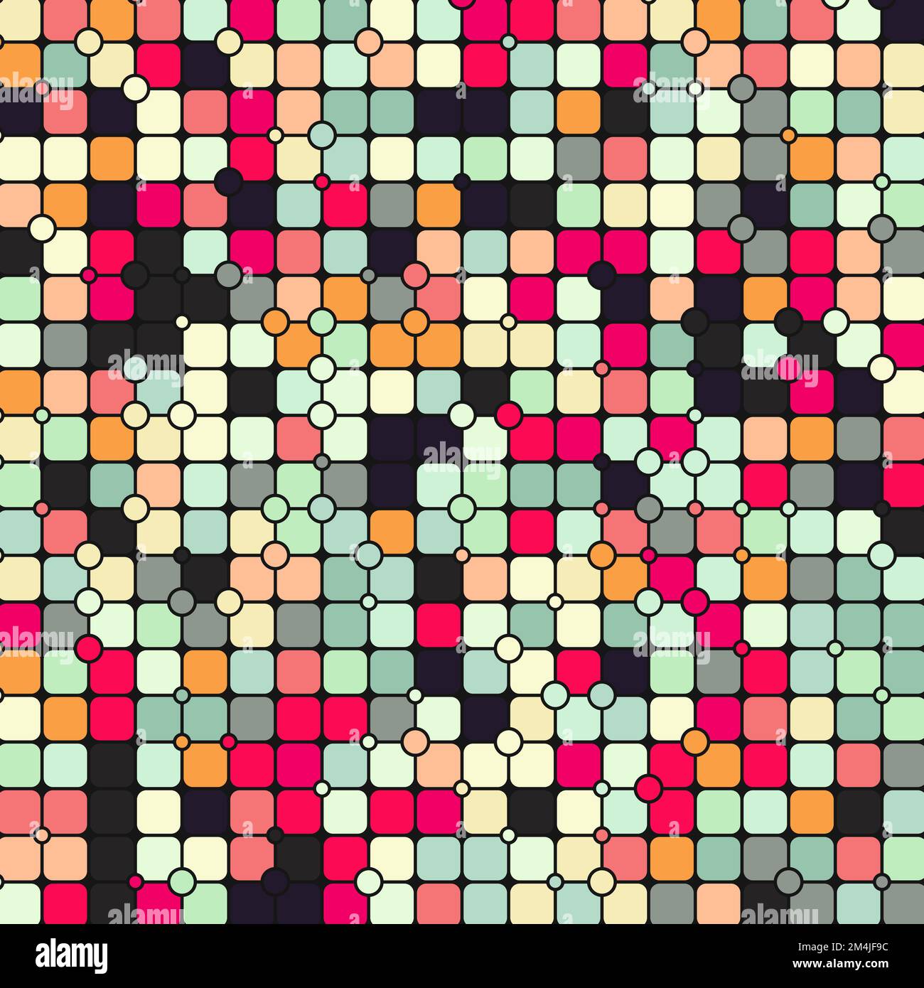 Color checkered squares background generative pattern illustration ...