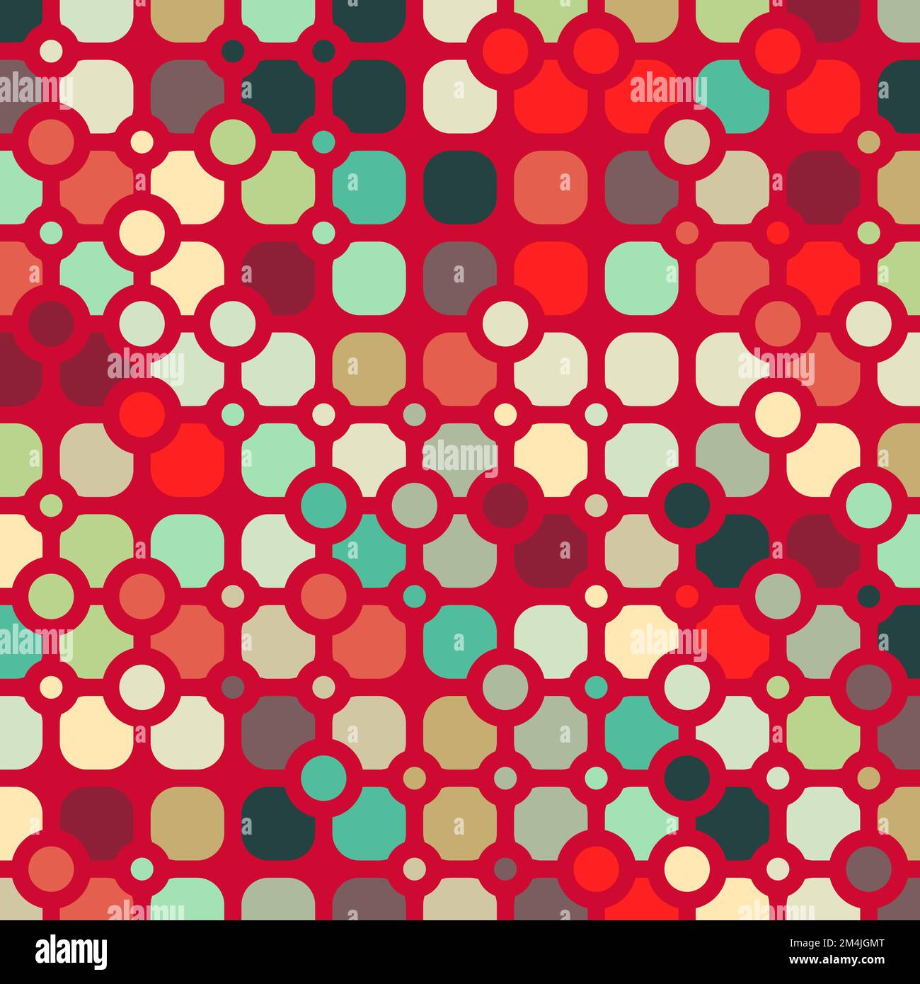 Color checkered squares background generative pattern illustration ...