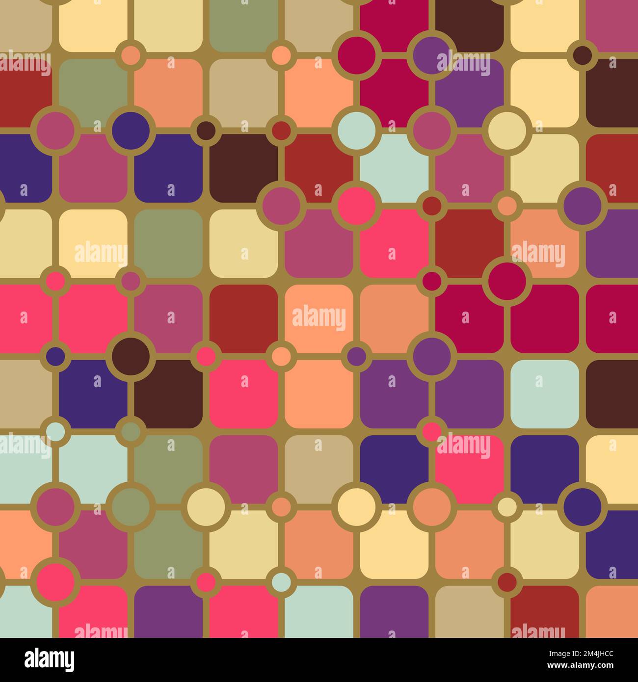 Color checkered squares background generative pattern illustration ...
