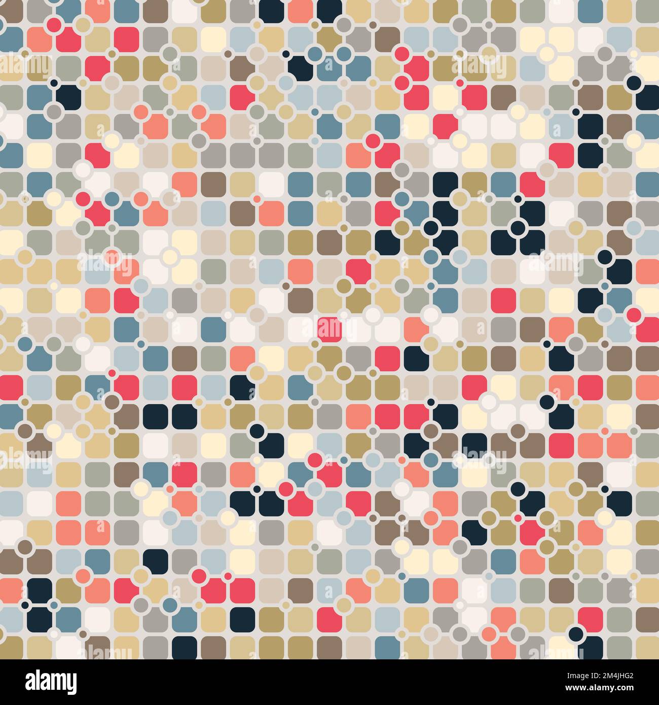 Color checkered squares background generative pattern illustration ...