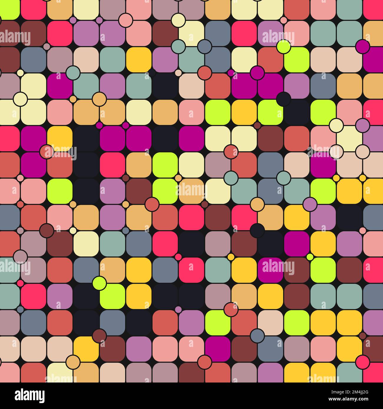 Color checkered squares background generative pattern illustration ...