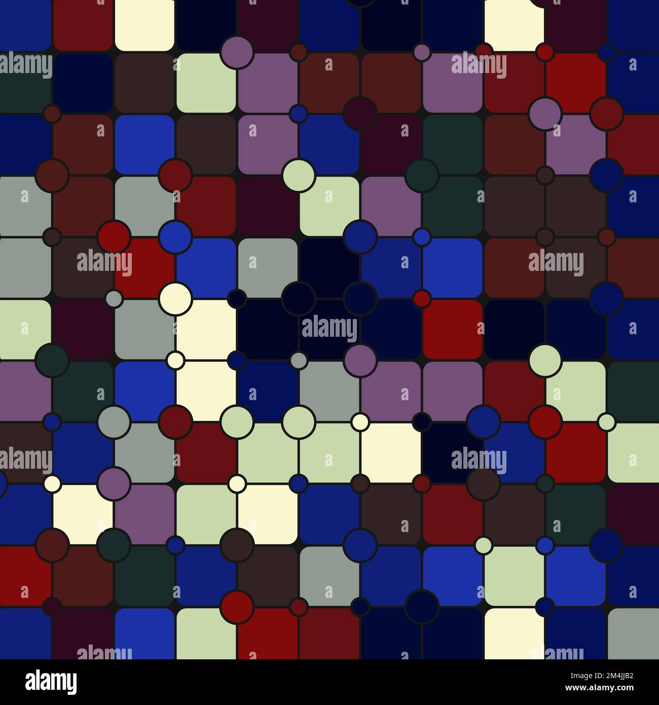 Color checkered squares background generative pattern illustration ...