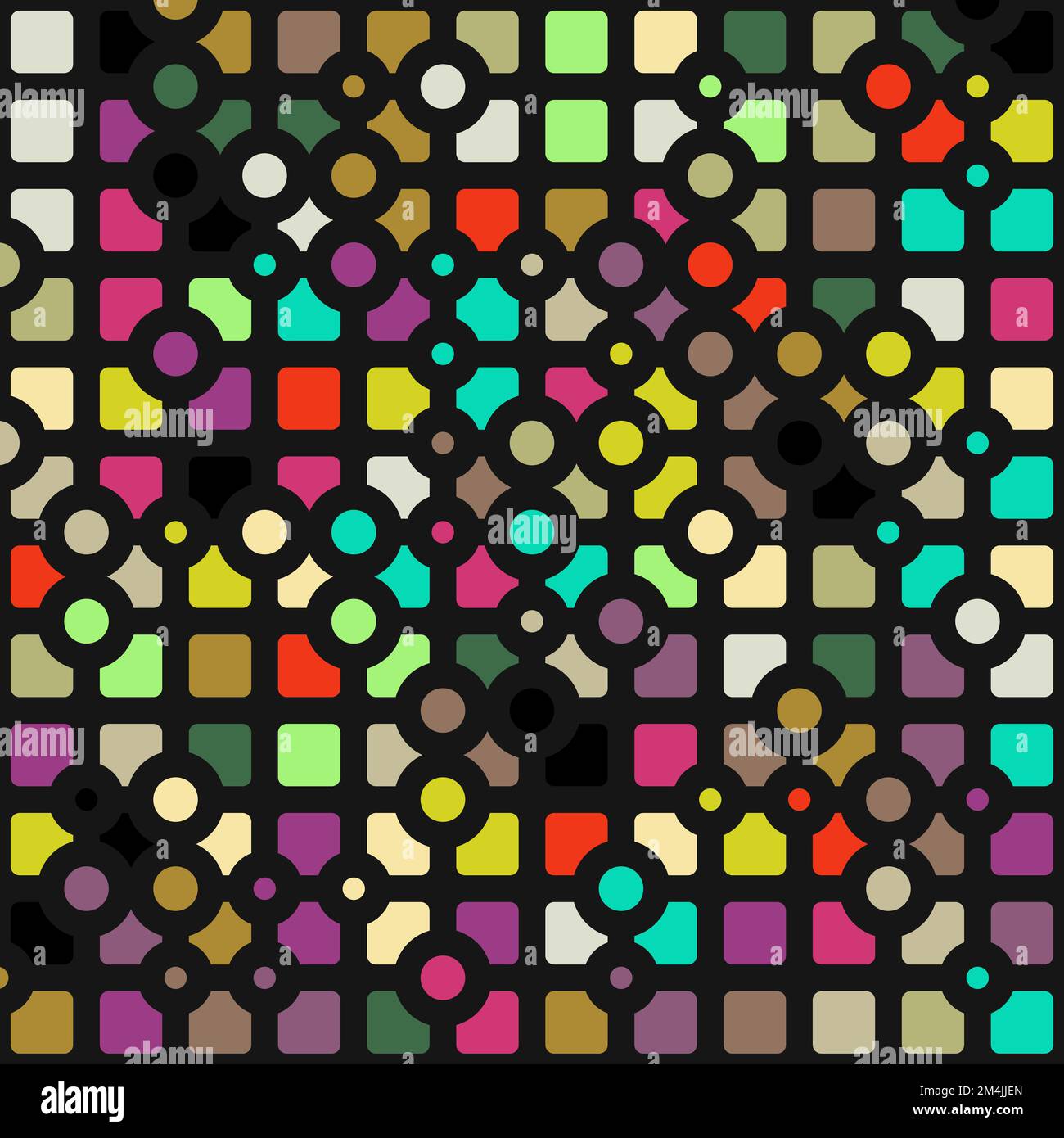 Color checkered squares background generative pattern illustration ...